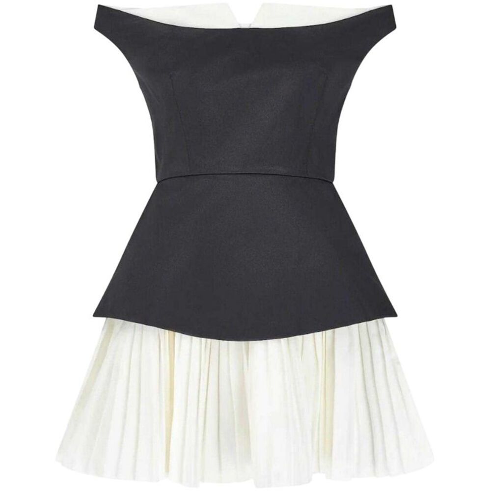 Odd Muse Womens/Ladies Exclusive No.1 Bardot Mini Dress / Black/White